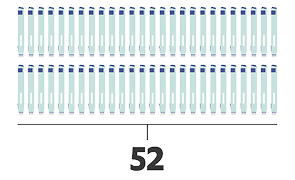 52 injections